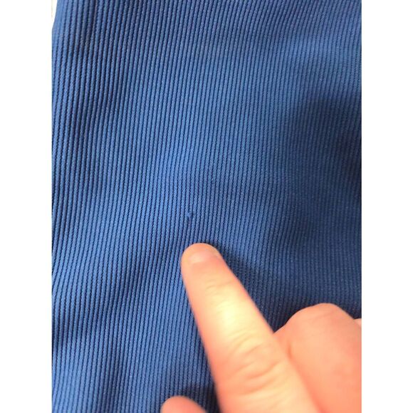 DAZE DAYZ: Cobalt Tube One-Piece Swimsuit sz Medium - Picture 2 of 5